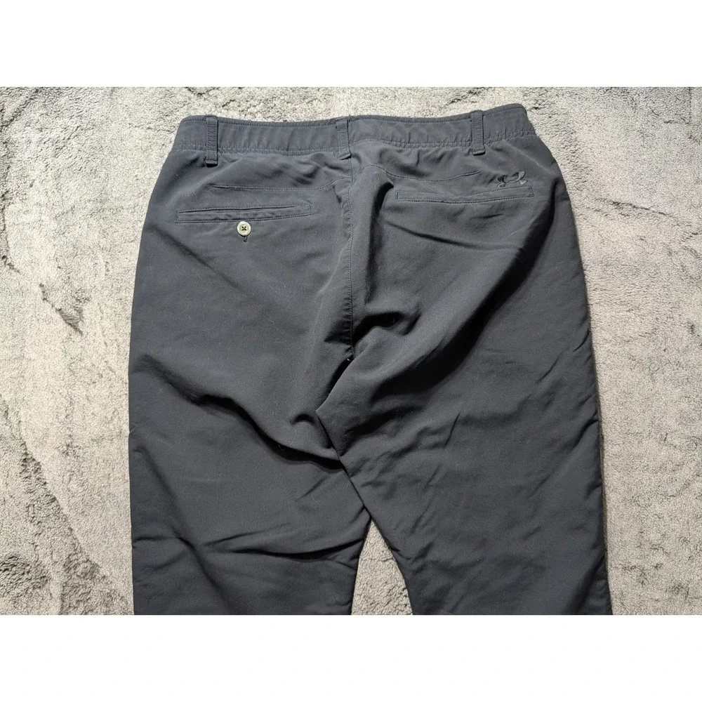 Under Armour Casual Pants Men's Size 34/32 Black - Picture 10 of 13